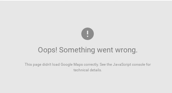مشکل عدم نمایش نقشه گوگل در وردپرس