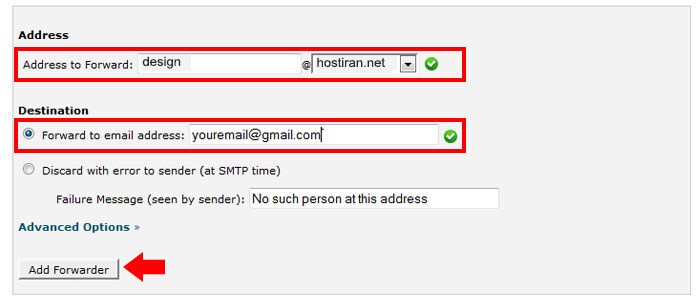 .نحوه اتصال ایمیل شخصی به gmail