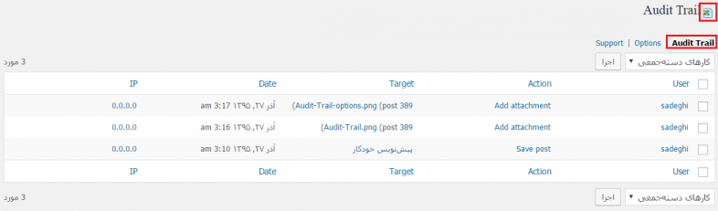 چگونه با افزونه Audit Trail فعالیت کاربران را بررسی کنیم؟