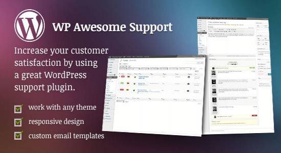 پشتیبانی کاربران از راه تیکت در وردپرس را با افزونه WP Awesome Support انجام دهید.